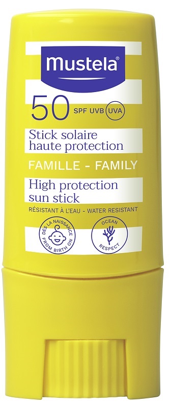 MUSTELA STICK SOLARE PROTEZIONE MOLTO ALTA SPF50 9 ML - farmacialombardia.it