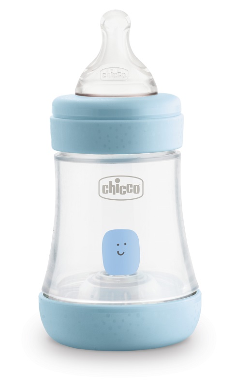 CHICCO BIBERON PERFECT 5 BOY 150 ML IN SILICONE 1 FORO - farmacialombardia.it