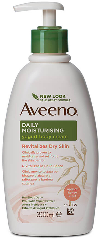AVEENO CREMA CORPO YOGURT ALBICOCCA&MIELE 300 ML - farmacialombardia.it