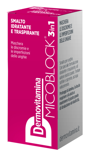 DERMOVITAMINA MICOBLOCK 3 IN 1 SMALTO IDRATANTE E TRASPIRANTE FUCSIA 5 ML - farmacialombardia.it