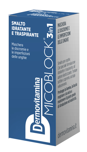 DERMOVITAMINA MICOBLOCK 3 IN 1 SMALTO IDRATANTE E TRASPIRANTE BLU 5 ML - farmacialombardia.it