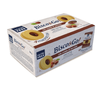 NUTRIFREE BISCO&GO CON CREMA DI NOCCIOLE 4X40 G - farmacialombardia.it