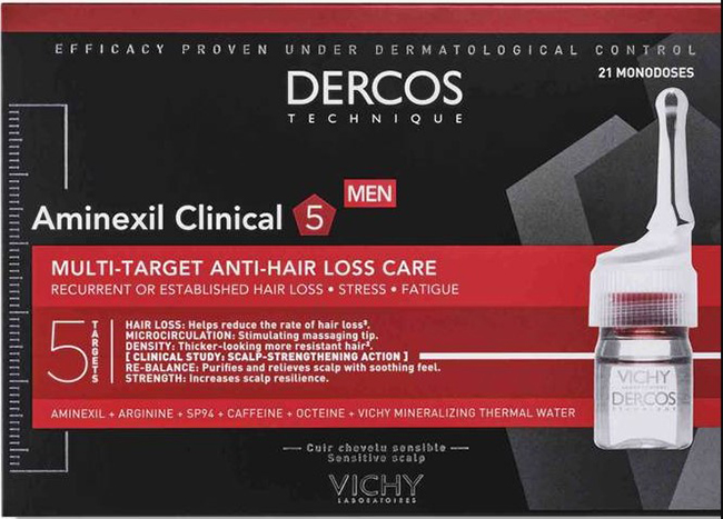 DERCOS AMINEXIL UOMO 12 FIALE 6 ML - farmacialombardia.it