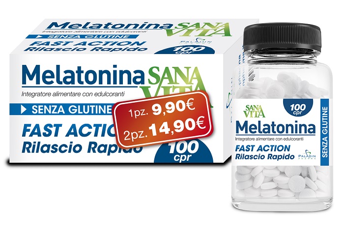 SANAVITA MELATONINA 100 COMPRESSE - farmacialombardia.it