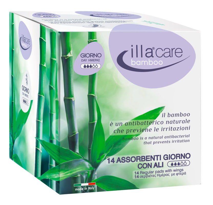 ILLA CARE BAMBOO ASSORBENTE GIORNO 14 PEZZI - farmacialombardia.it