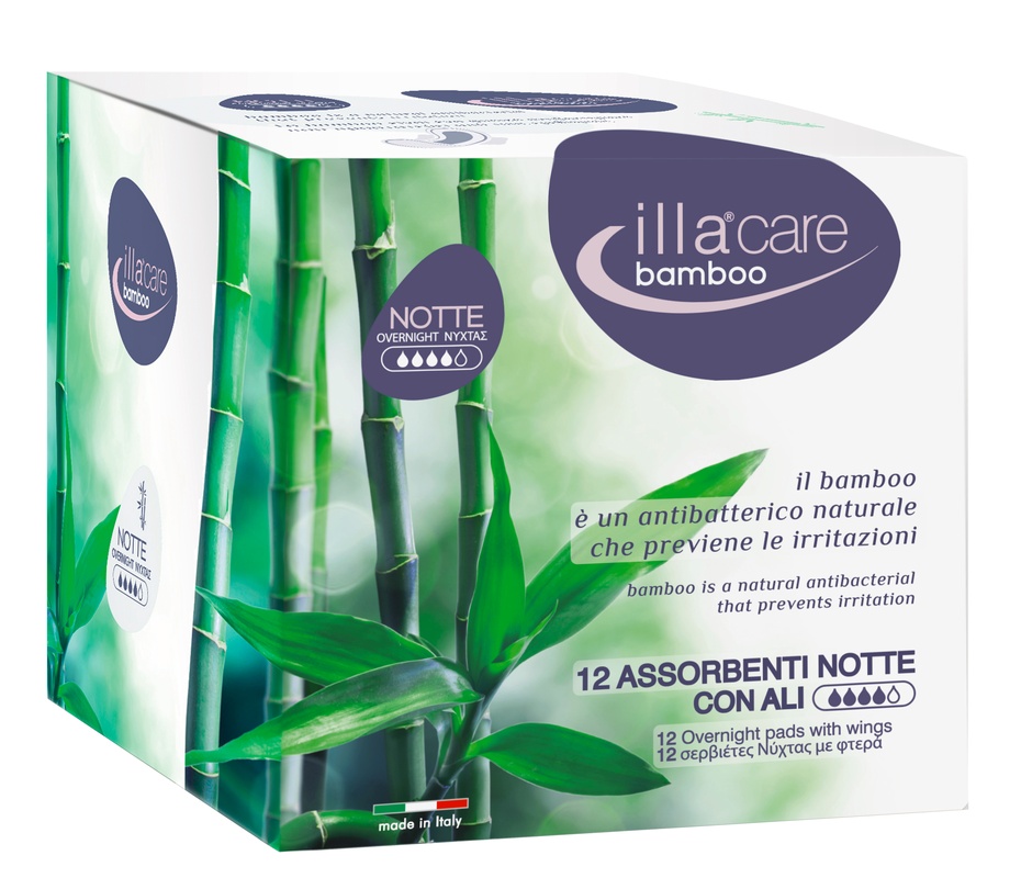 ILLA CARE BAMBOO ASSORBENTE NOTTE 12 PEZZI - farmacialombardia.it