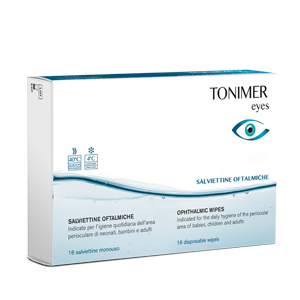 TONIMER EYES SALVIETTINE OFTALMICHE 16 PEZZI - farmacialombardia.it
