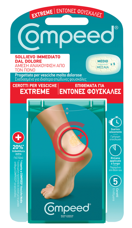 COMPEED CEROTTI PER VESCICHE EXTREME 5 PEZZI - farmacialombardia.it