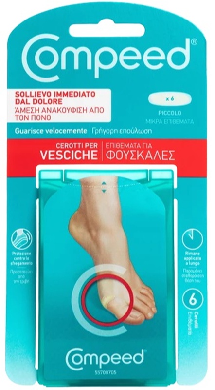 COMPEED CEROTTI PER VESCICHE PICCOLO 6 PEZZI - farmacialombardia.it