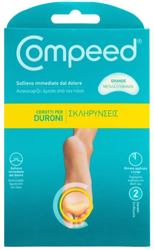 COMPEED CEROTTI PER DURONI LARGO 2 PEZZI - farmacialombardia.it