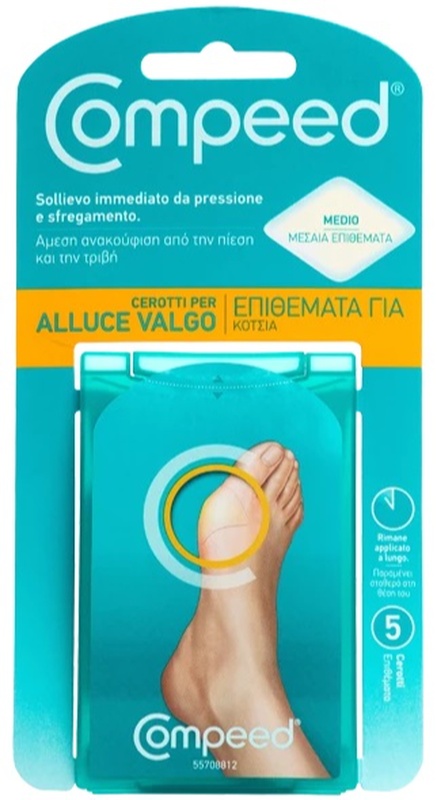 COMPEED CEROTTI PER ALLUCE VALGO 5 PEZZI - farmacialombardia.it