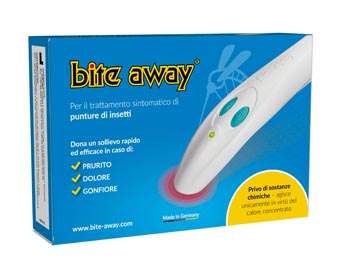 BITE AWAY DISPOSITIVO ELETTRONICO PER IL TRATTAMENTO DELLE PUNTURE DI INSETTI - farmacialombardia.it