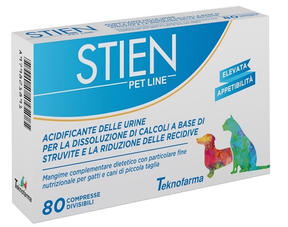 STIEN PET LINE GATTI/CANI PICCOLA TAGLIA 80 COMPRESSE DIVISIBILI - farmacialombardia.it
