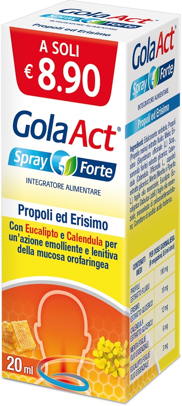GOLA ACT SPRAY FORTE 20 ML - farmacialombardia.it