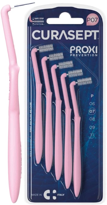 CURASEPT PROXI ANGLE P07 ROSA/PINK 5 PEZZI - farmacialombardia.it