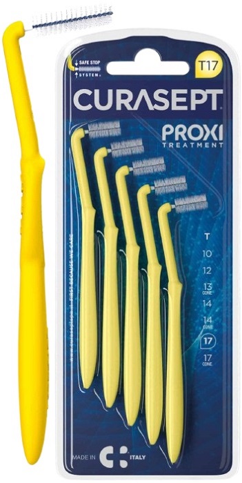 CURASEPT PROXI ANGLE T17 GIALLO/YELLOW 5 PEZZI - farmacialombardia.it