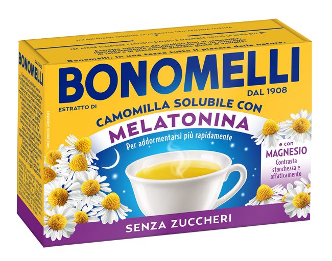 CAMOMILLA SOLUBILE MELATONINA MAGNESIO 16 BUSTINE - farmacialombardia.it