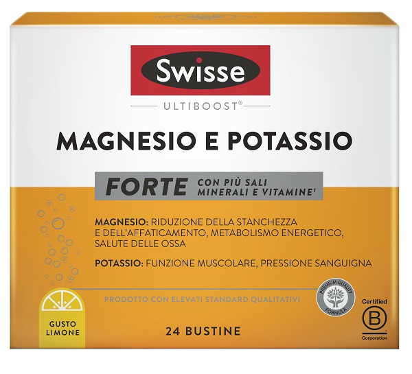 SWISSE MAGNESIO POTASSIO FORTE 24 BUSTINE - farmacialombardia.it