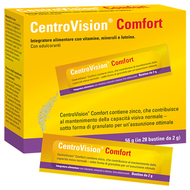 CENTROVISION COMFORT 28 BUSTINE GUSTO ARANCIA - farmacialombardia.it
