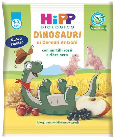 HIPP BIO DINOSAURI CEREALI ANTICHI 30 G - farmacialombardia.it