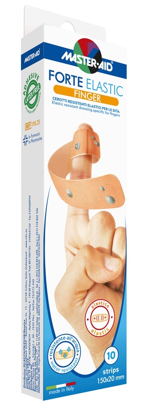 CEROTTO MASTER-AID ELASTIC FINGER 10 PEZZI - farmacialombardia.it