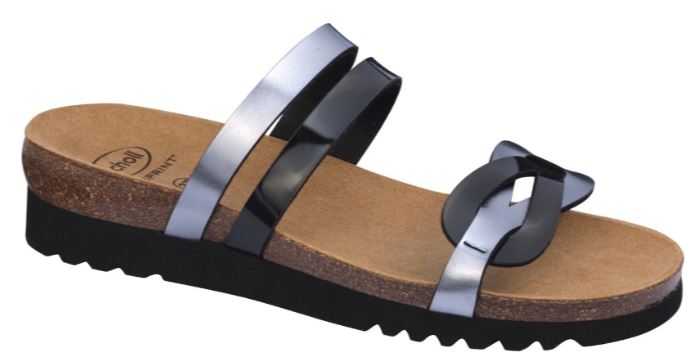 SOFIA SYNLAMIN-W BLACK/PEWTER BIOPRINT FREETIME FELTRO MICROFIBRA EVA F 38 COLLEZIONE SS20 - farmacialombardia.it