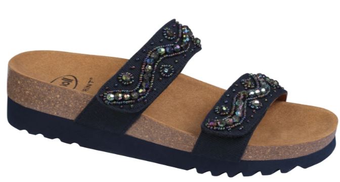 ZAFIRAH 2.0 CANVBEADS-W NAVY BLUE BIOPRINT FREETIME MICROFIBRA MICROFIBRA EVA F 40 COLLEZIONE SS20 - farmacialombardia.it