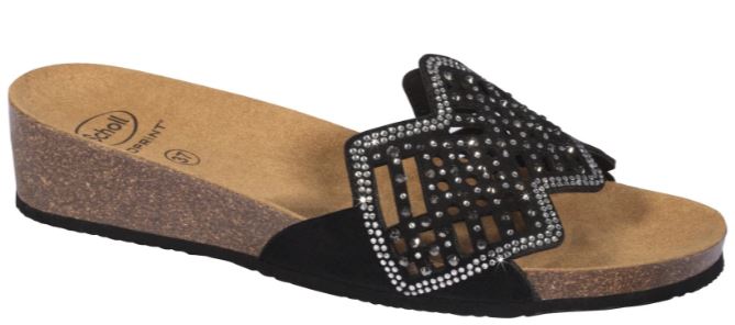 CAMILLA MULE MICROSTRASS-W BLACK BIOPRINT FREETIME SIMILPELLE MICROFIBRA EVA F 36 COLLEZIONE SS20 - farmacialombardia.it