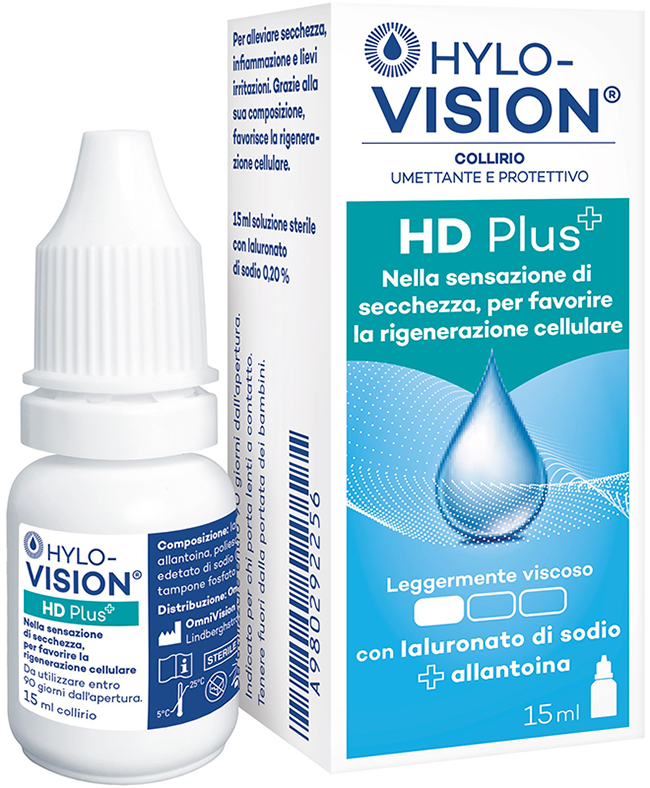 HYLOVISION HD PLUS COLLIRIO UMETTANTE E PROTETTIVO 15 ML - farmacialombardia.it