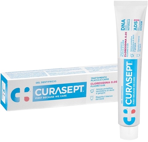 CURASEPT DENTIFRICIO 0,05 75 ML ADS+DNA - farmacialombardia.it