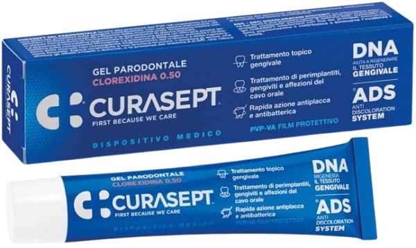 CURASEPT GEL PARODONTALE 0,5% 30 ML ADS + DNA - farmacialombardia.it