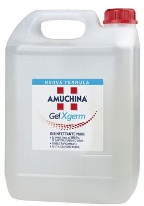 AMUCHINA GEL X-GERM DISINFETTANTE MANI 5 LITRI - farmacialombardia.it