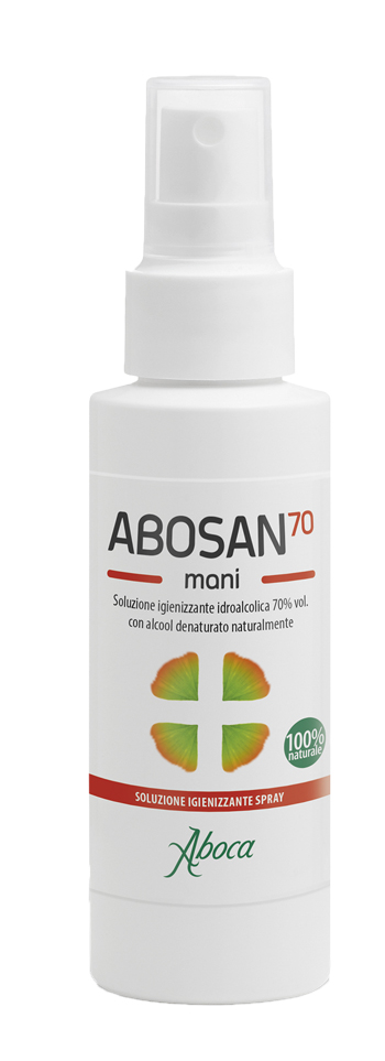 ABOSAN70 SOLUZIONE IGIENIZZANTE MANI 100 ML SPRAY - farmacialombardia.it