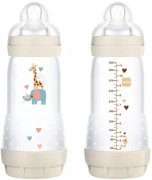 MAM BIBERON EASY START 320 ML 4+ TETTARELLA 3 NEUTRO - farmacialombardia.it