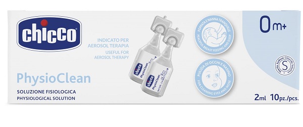 CHICCO SOLUZIONE PHYSIOCLEAN 2 ML 10 PEZZI - farmacialombardia.it