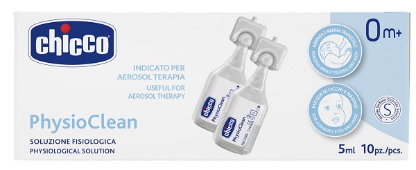 CHICCO SOLUZIONE PHYSIOCLEAN 5 ML 10 PEZZI - farmacialombardia.it
