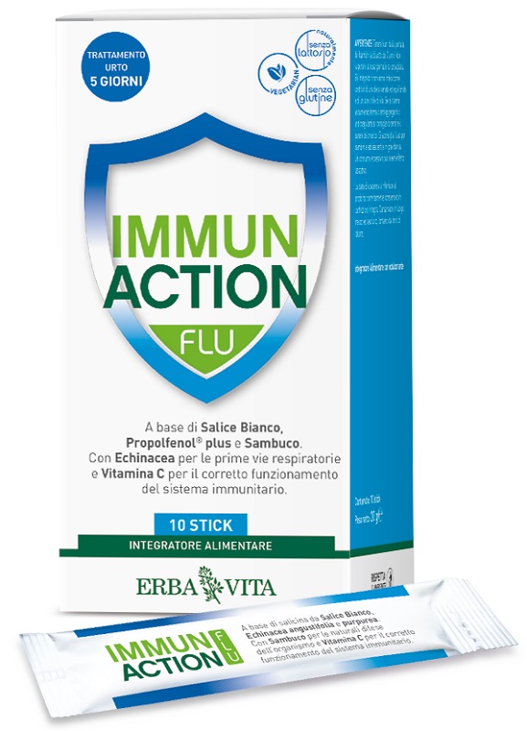 IMMUN ACTION FLU 10 STICKPACK - farmacialombardia.it