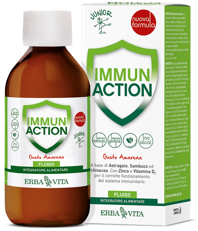 IMMUN ACTION FLUIDO JUNIOR 200 ML - farmacialombardia.it