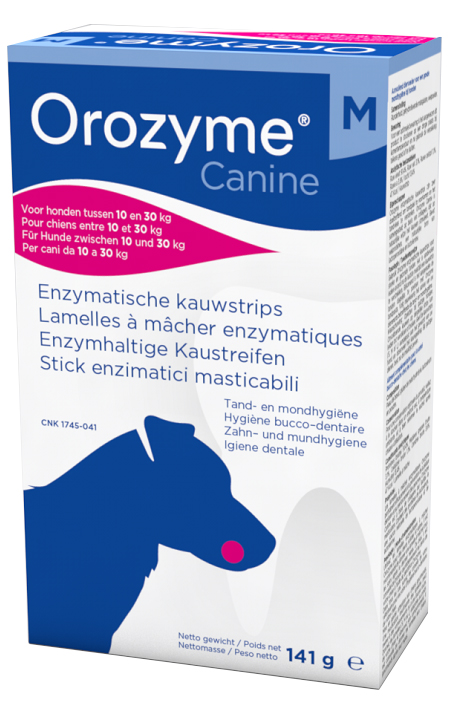 OROZYME CANINE STRISCE ENZIMATICHE MASTICABILI PER CANI DI TAGLIA MEDIA - farmacialombardia.it