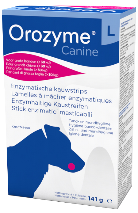 OROZYME CANINE STRISCE ENZIMATICHE MASTICABILI PER CANI DI TAGLIA GRANDE - farmacialombardia.it
