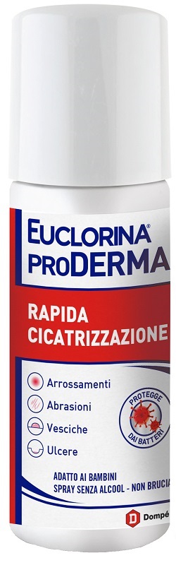 EUCLORINA PRODERMA RAPIDA CICATRIZZAZIONE SPRAY 125 ML - farmacialombardia.it
