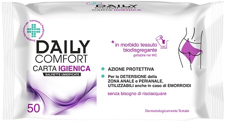 DAILY COMFORT CARTA IGIENICA 50 PEZZI - farmacialombardia.it