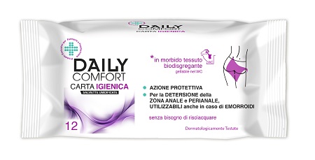 DAILY COMFORT CARTA IGIENICA 12 PEZZI - farmacialombardia.it