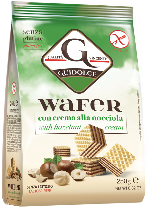 WAFER CON CREMA ALLA NOCCIOLA 250 G - farmacialombardia.it