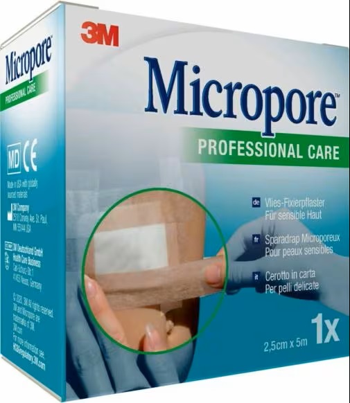 CEROTTO IN CARTA MICROPORE SURGICAL TAPE TAN M5X25MM - farmacialombardia.it