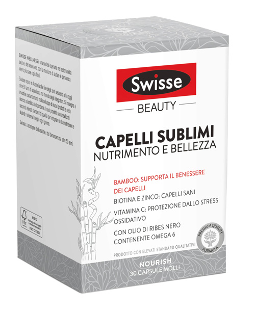 SWISSE CAPELLI SUBLIMI 30 CAPSULE - farmacialombardia.it