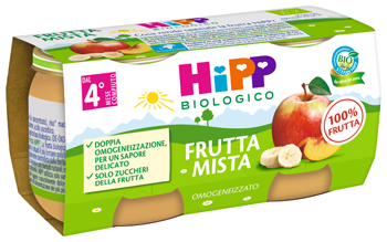 HIPP BIO OMOGENEIZZATO FRUTTA MISTA 2X80 G - farmacialombardia.it