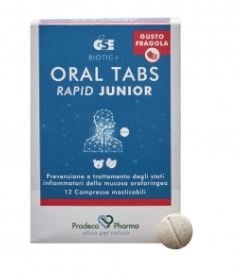 GSE ORAL TABS RAPID JUNIOR FRAGOLA 12 COMPRESSE - farmacialombardia.it
