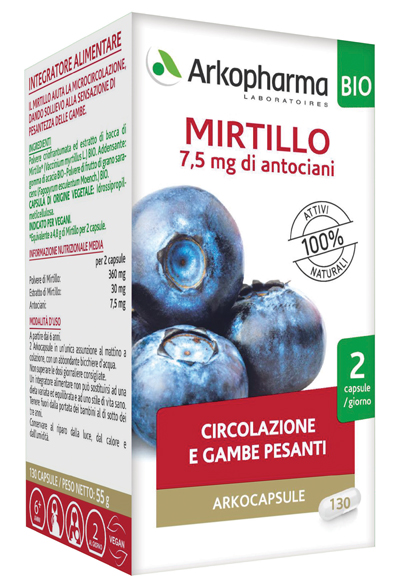 ARKOCPS MIRTILLO BIO 130 CAPSULE - farmacialombardia.it