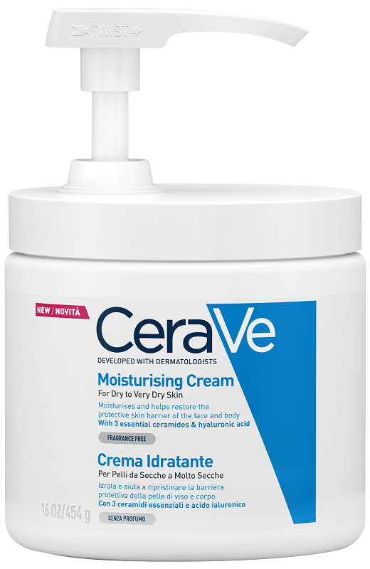 CERAVE CREMA IDRATANTE PER PELLI DA SECCHE A MOLTO SECCHE 454 G PUMP - farmacialombardia.it